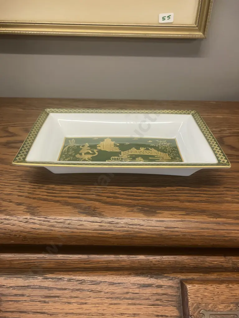 Spode Fine Bone China in “Oriental Garden” (Colonial Williamsburg) Pattern Tray Image 1++