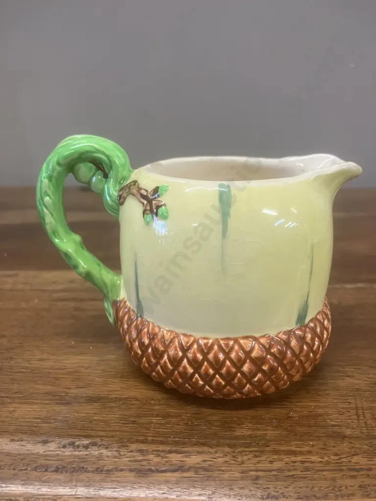 Burleigh Ware Rare Acorn Jug, Vintage 1940's. H7.5cm Image 1++