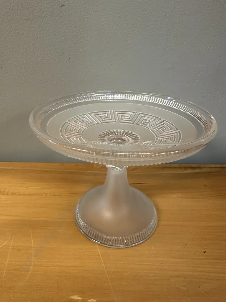 Victorian Compote Dish Greek Design H13.5cm. Image 1++