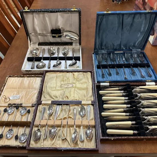 Selection Of Boxed Cutlery Items