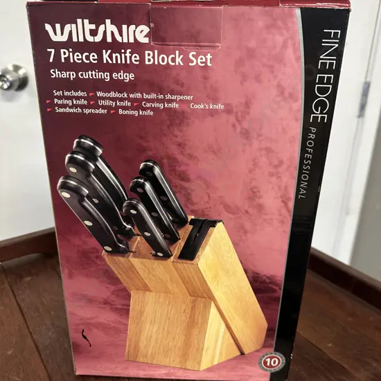 Wiltshire 7 Oiece Knife Block Set