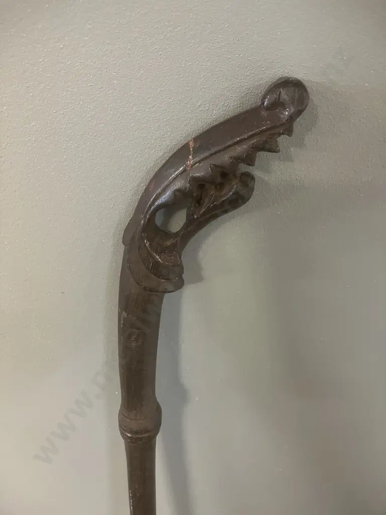 Vintage Wooden Walking Stick. 88cm Image 1++