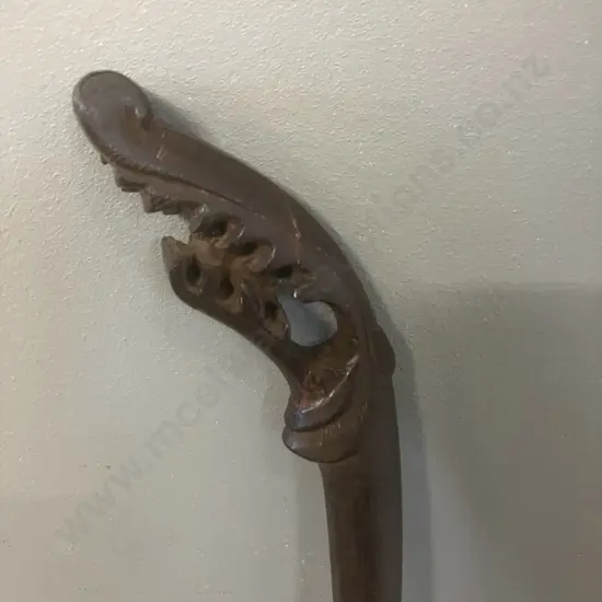 Vintage Wooden Walking Stick. 88cm