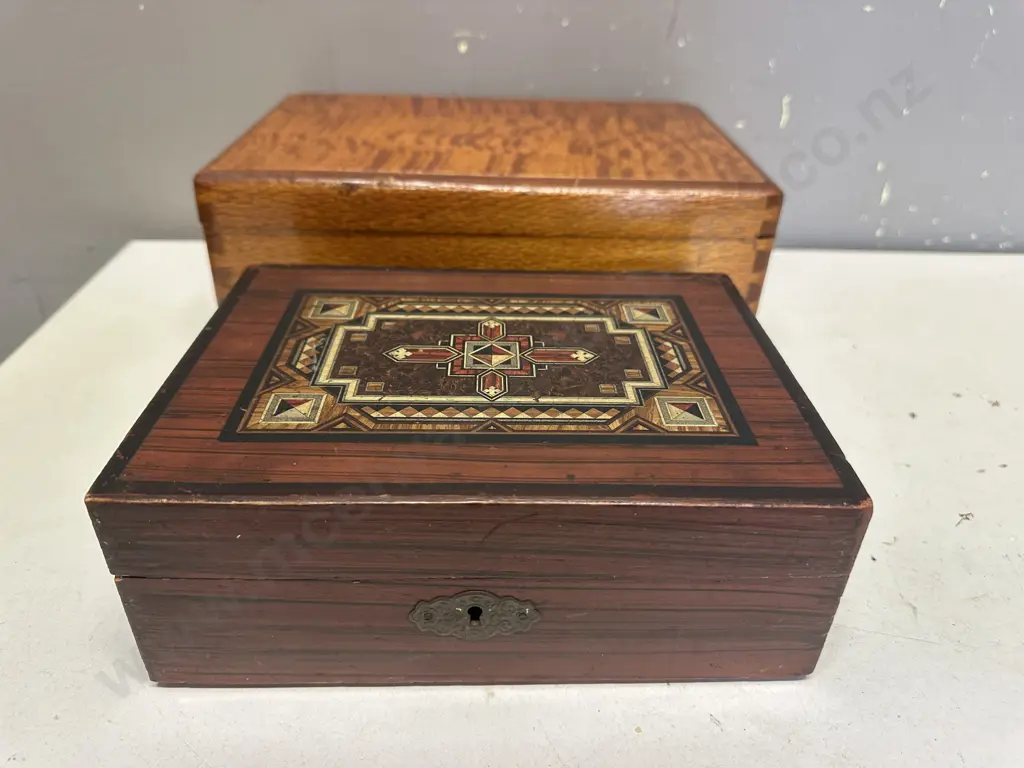Vintage Wooden Jewellery Boxes Image 1++