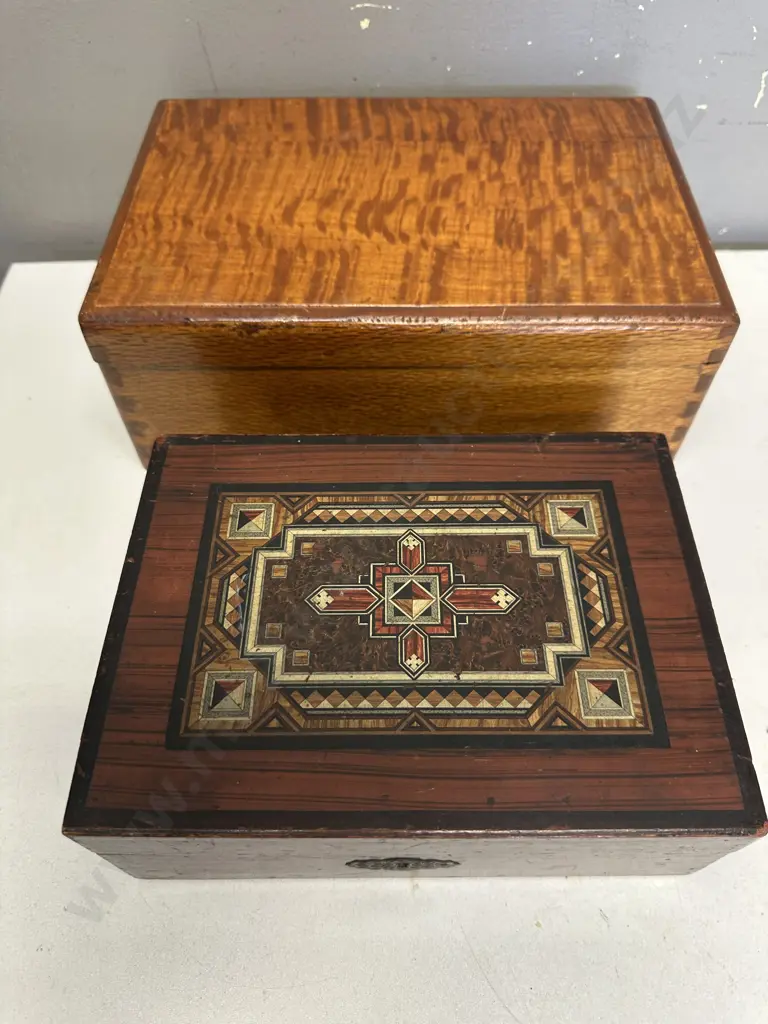 Vintage Wooden Jewellery Boxes Image 1++