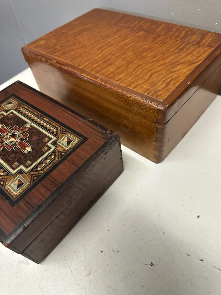 Vintage Wooden Jewellery Boxes Image 1++