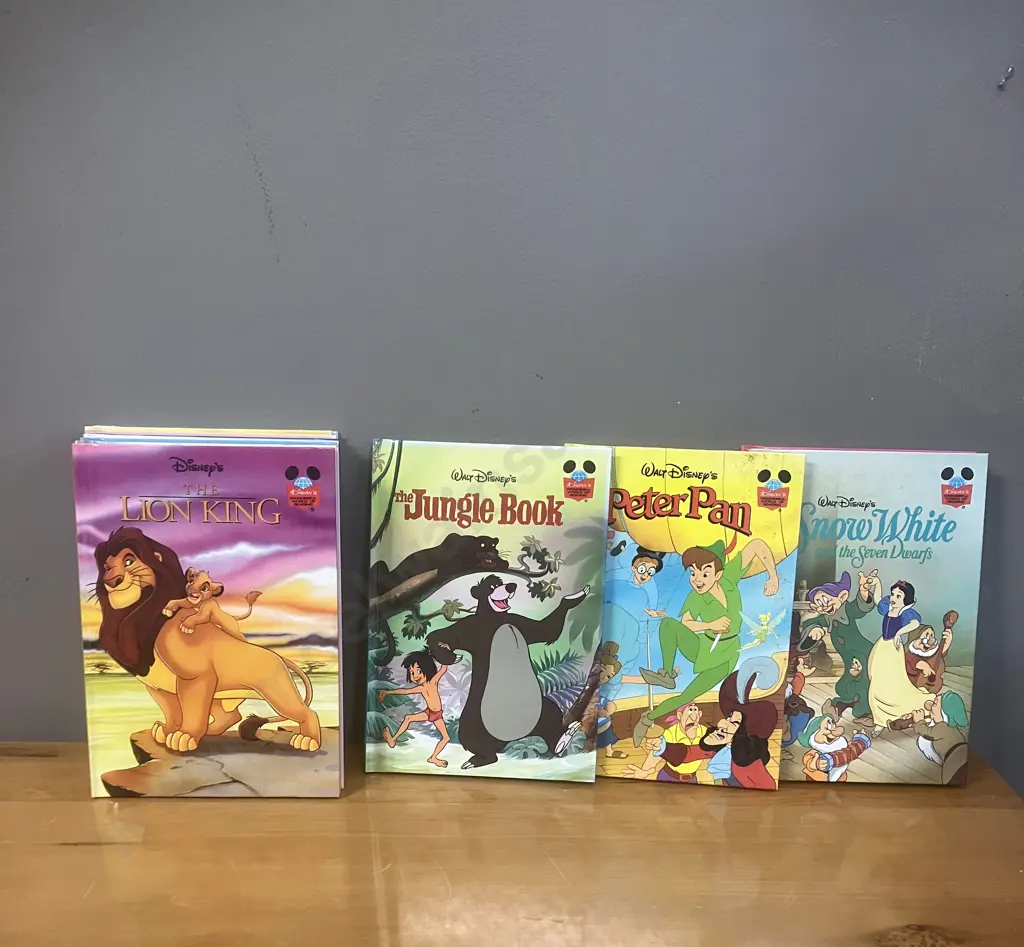 12 x Disney's Hard Cover Childrens Books (Some First American Editions) Grolier Image 1++