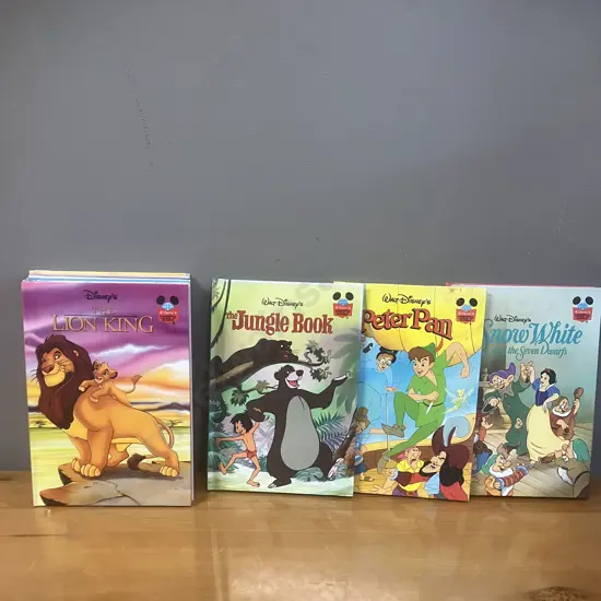 12 x Disney's Hard Cover Childrens Books (Some First American Editions) Grolier