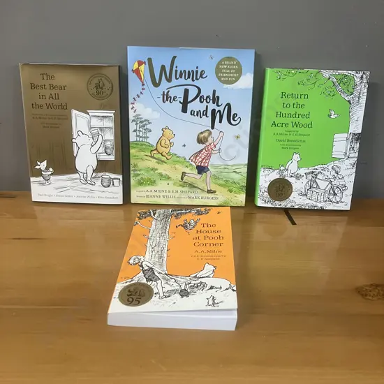 Winnie The Pooh Books x 4
