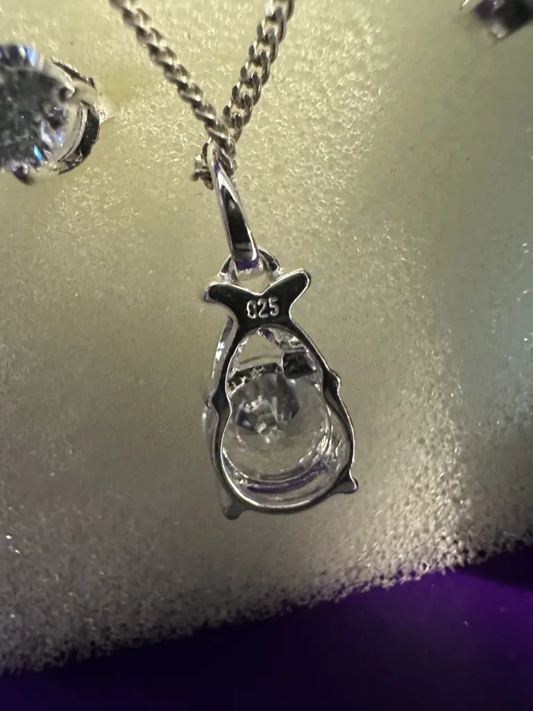 Stamped 925 Necklace Set Image 1++