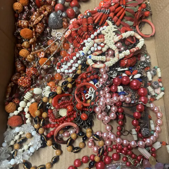 Selection Of Costume Jewellery Including Necklaces