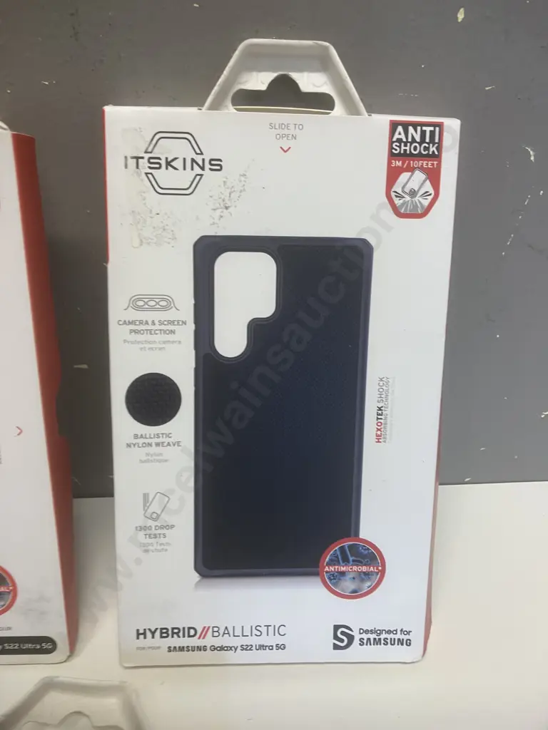 ItSkins Hybrid Ballistic & Spectrum Clear Cases x 4 - Samsung Galaxy S22  Ultra 5G Image 1++