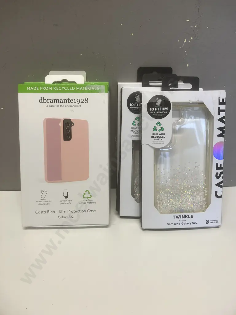 CaseMate Twinkle & dbramanti1928 Slim Protector x 5 - Samsung Galaxy S22 Image 1++