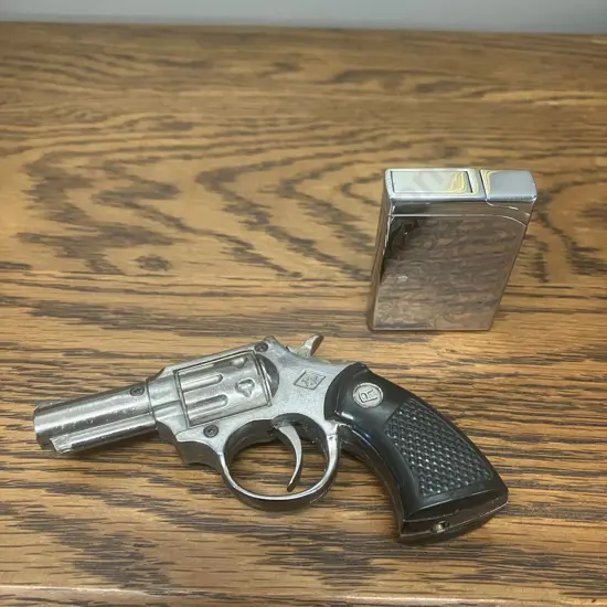 Vintage HASAT Cigarette Lighter & Revolver Cigarette Lighter