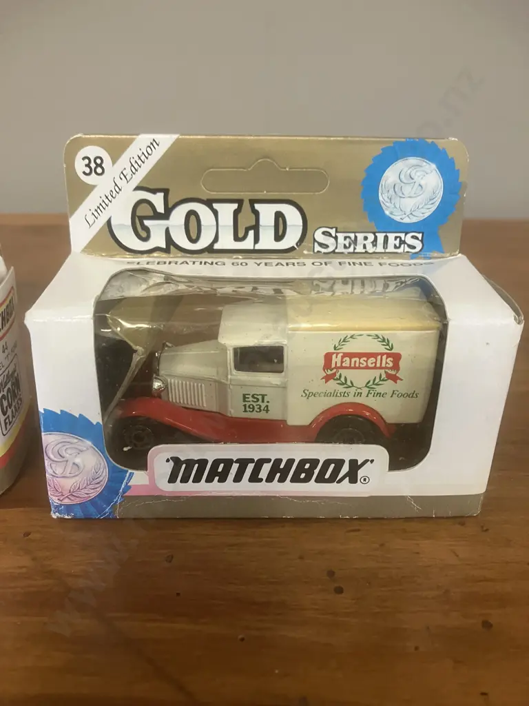 Matchbox Gold Series 'Hansells' Model A Ford & 'Kelloggs' Model T Ford With Original Boxes Image 1++