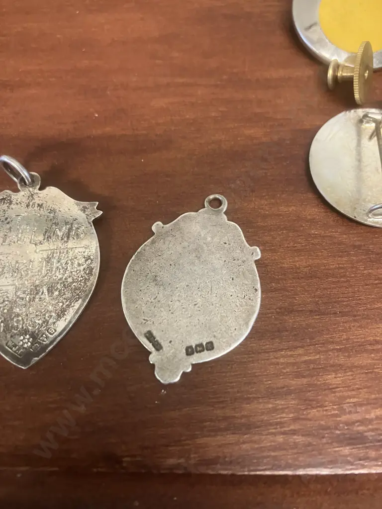 Hallmarked Medals, Commemorative medallions, Stamped EPNS Kiwi Trinket Box Etc Image 1++