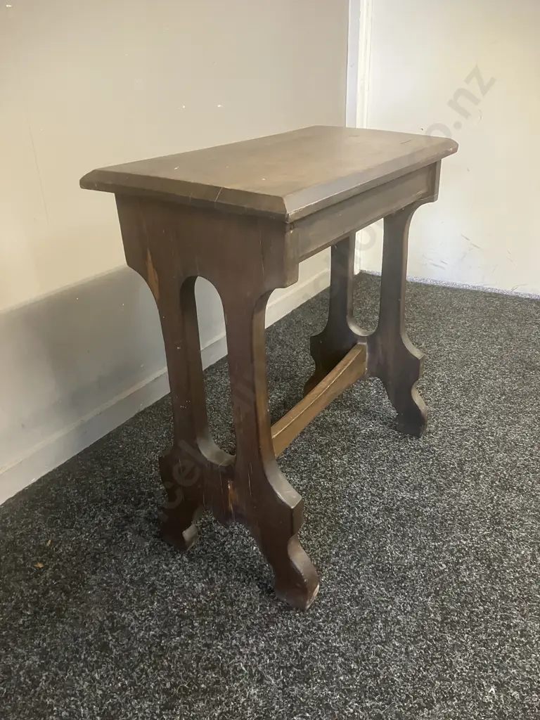 Antique Organ Stool. H58 W59 D28cm Image 1++