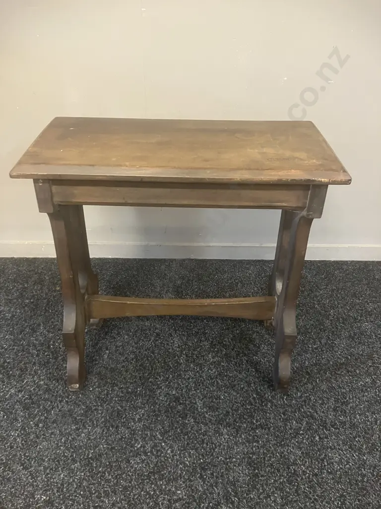 Antique Organ Stool. H58 W59 D28cm Image 1++