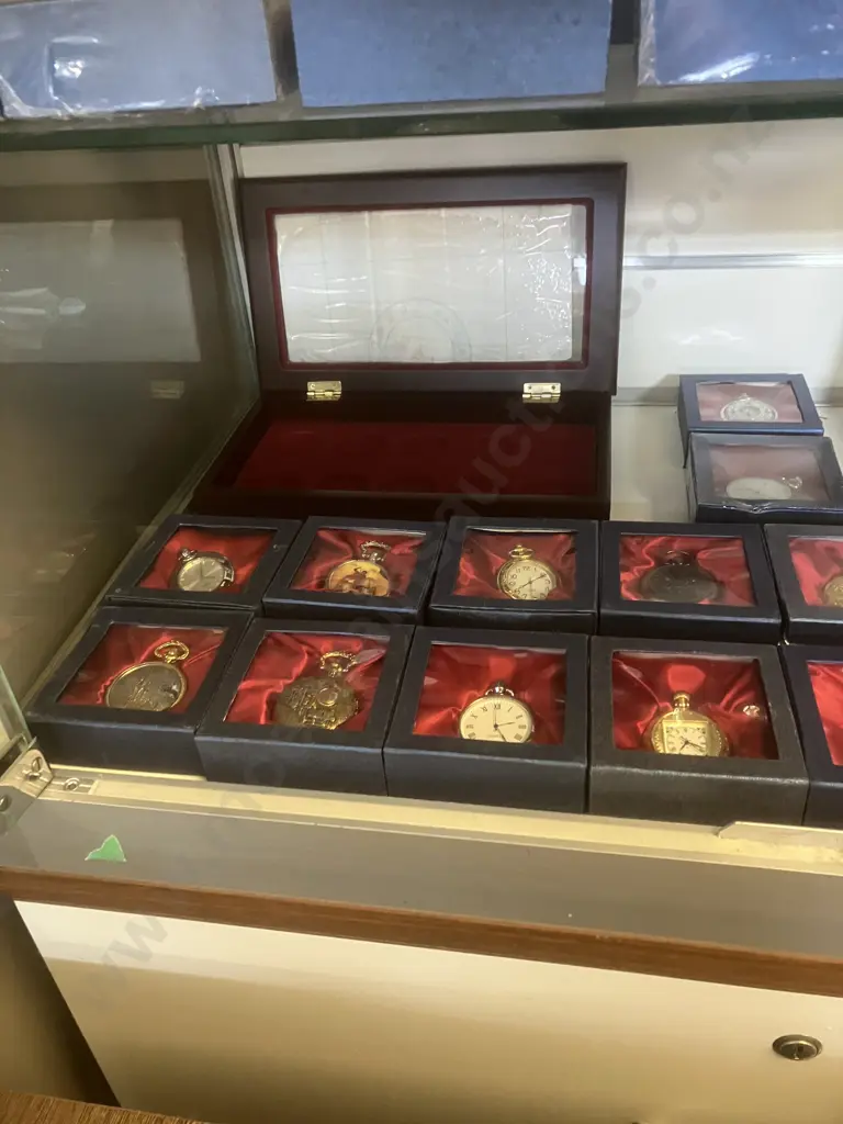 Classic Pocket Watches Collection, Display Boxes, Magazines Etc Image 1++