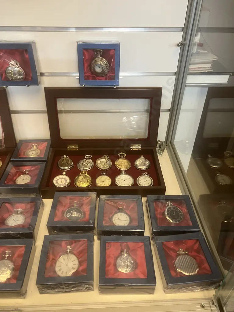 Classic Pocket Watches Collection, Display Boxes, Magazines Etc Image 1++