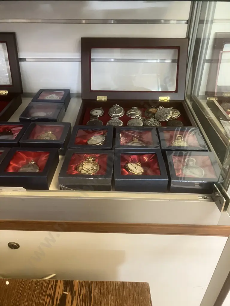 Classic Pocket Watches Collection, Display Boxes, Magazines Etc Image 1++