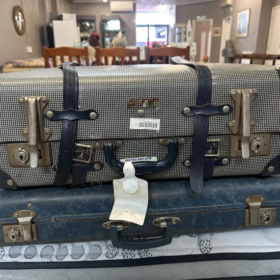 Vintage Flight Osbourne Suitcase With Squash Bag Etc