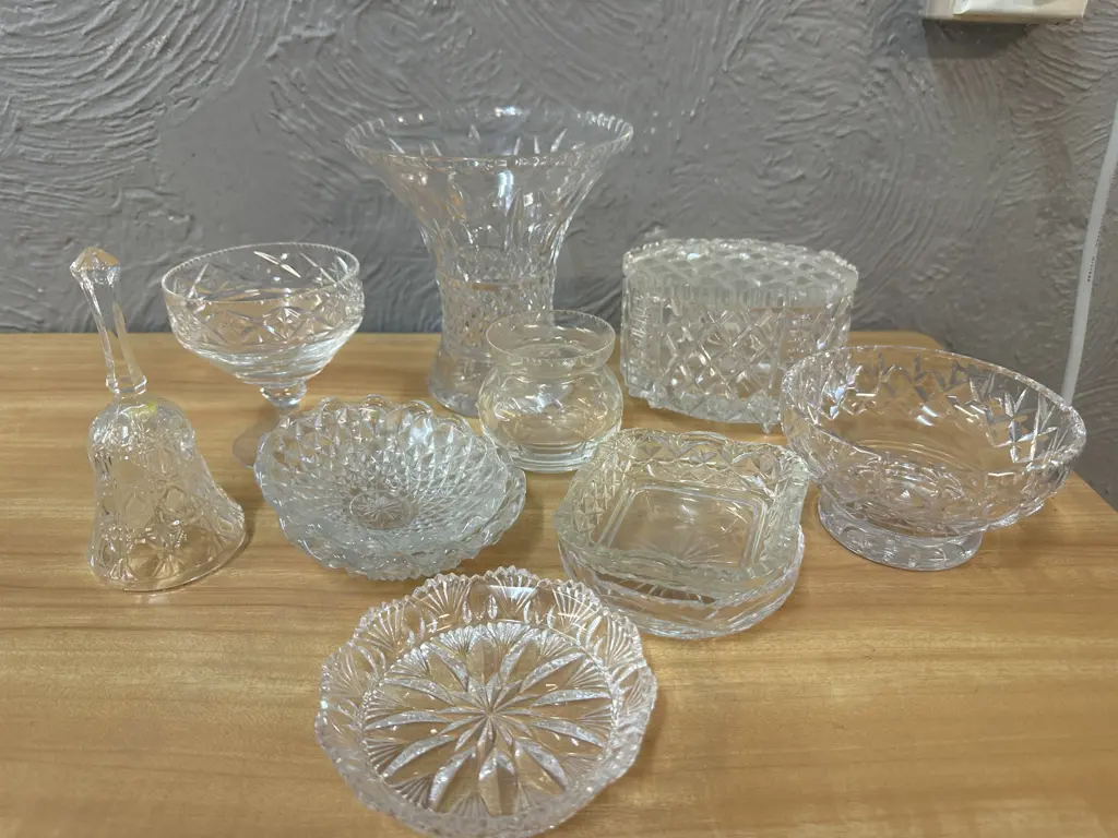 Selection Of Crystal Items Including Webb Corbett Image 1++