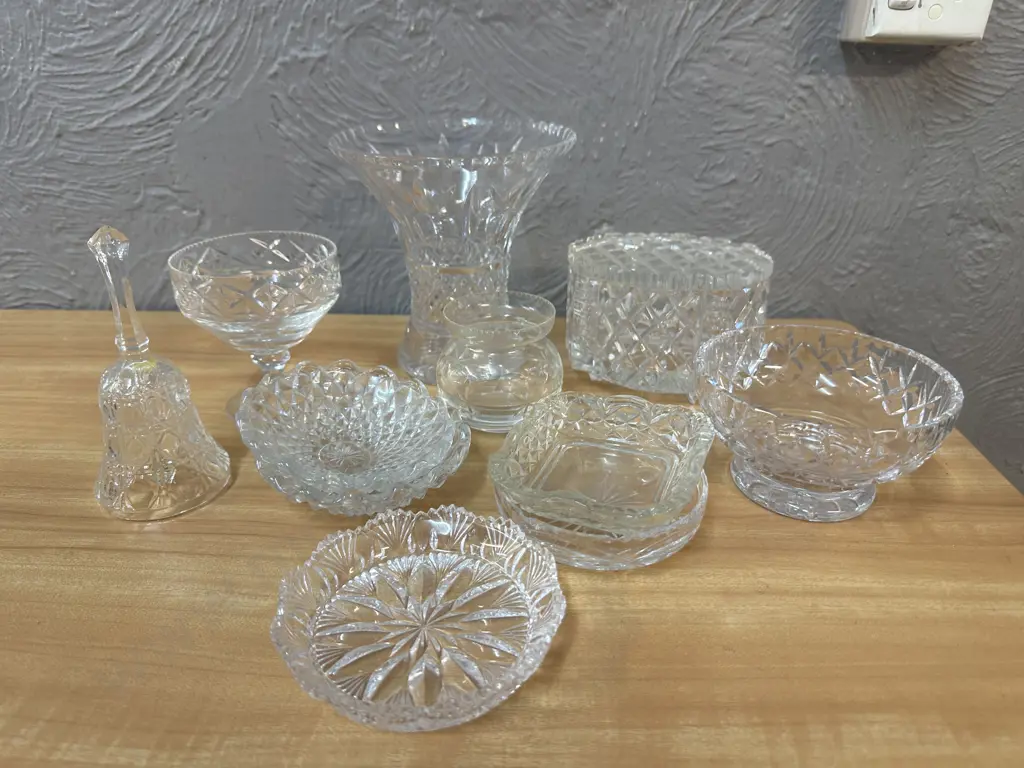 Selection Of Crystal Items Including Webb Corbett Image 1++