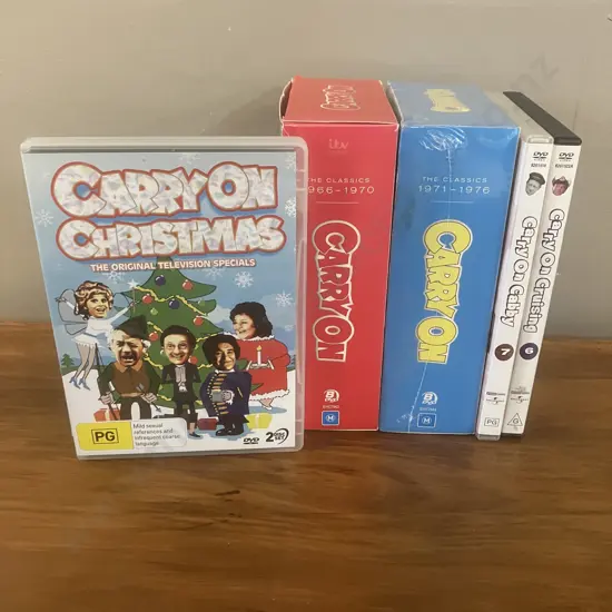 Carry On - The Classics 1966-1970, 1971-1976, Carry On Cabby, Cruising & The Christmas Specials, DVD
