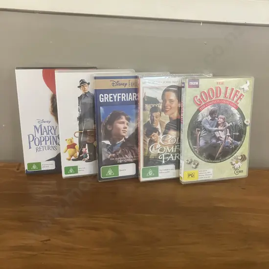 The Good Life Complete Collection 6 Disc DVD Set, Mary Poppins Returns, Greyfriars Bobby Etc