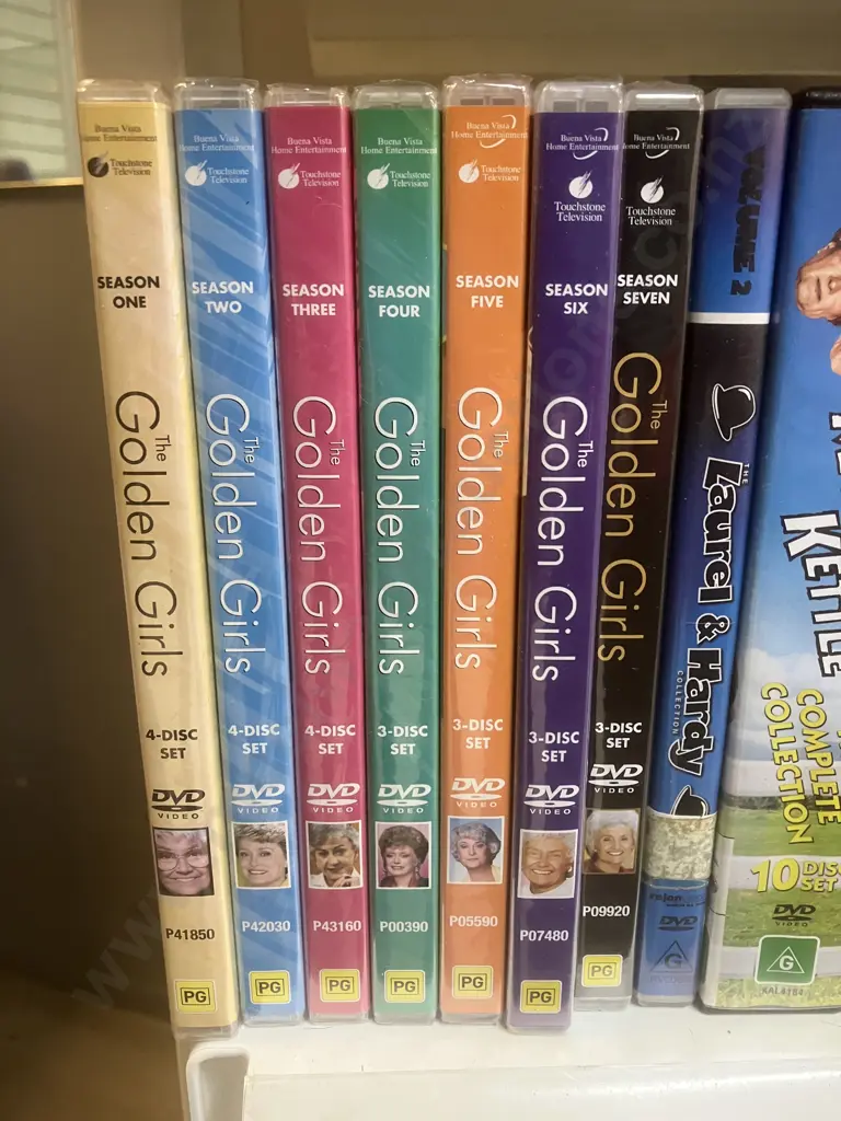 The Golden Girls The Complete Series 1-7 DVD NZ, Ma & Pa Kettle Box Sets, Musicals Etc Image 1++