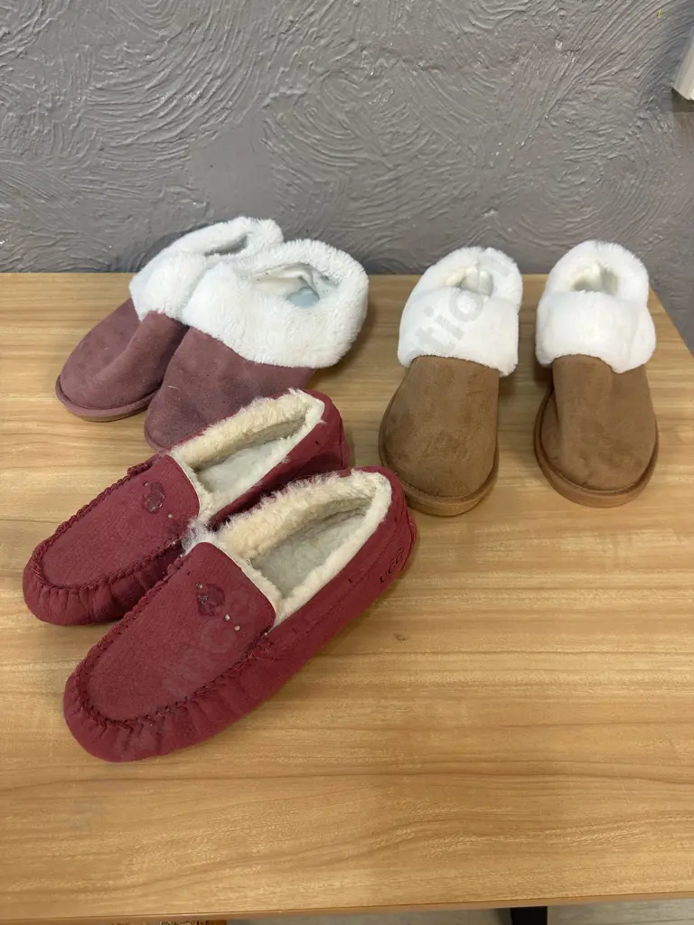 Selection Of Ladies Slippers Including UGG Image 1++