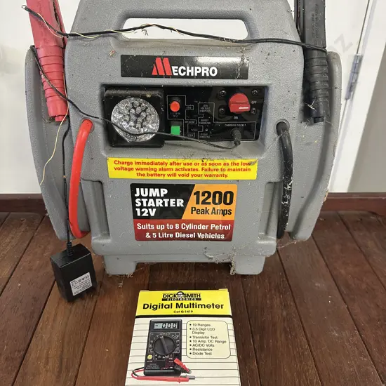 Mechpro Jump Start 12V & DSE Digital Multimeter