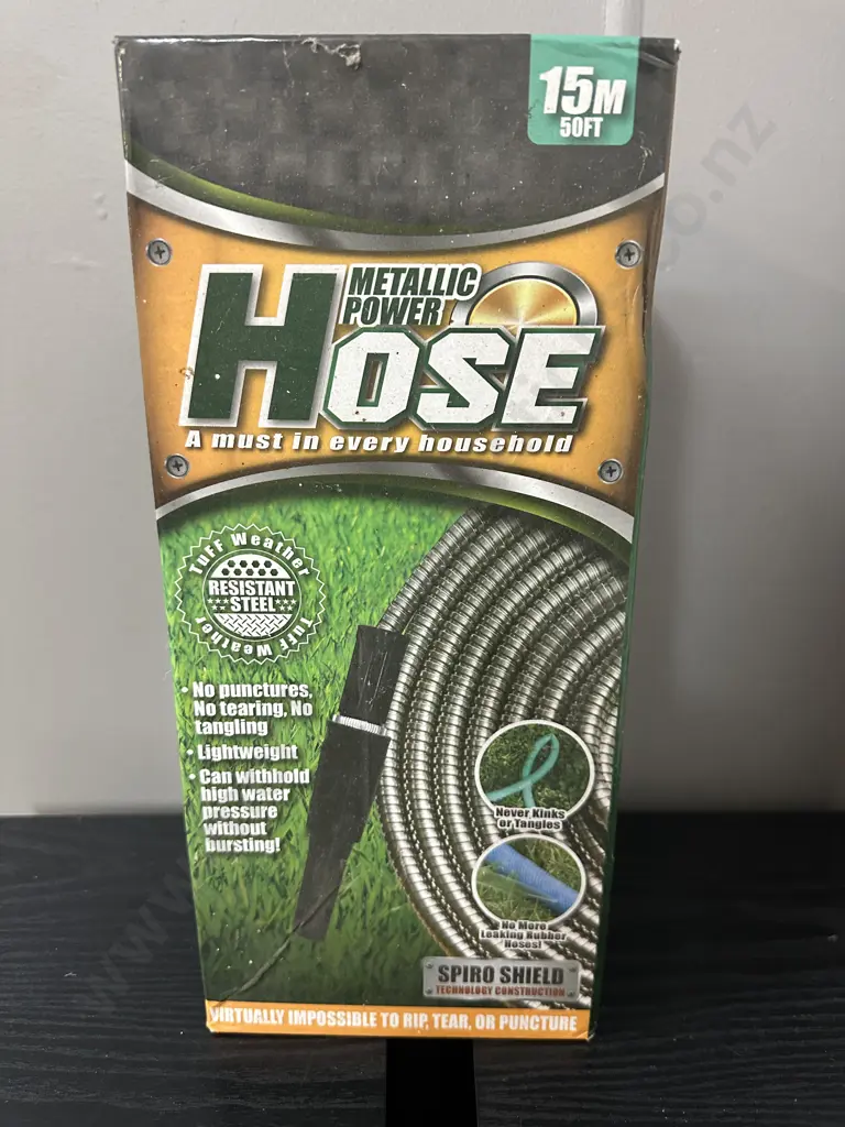15m Metalic Power Hose Boxed Image 1++