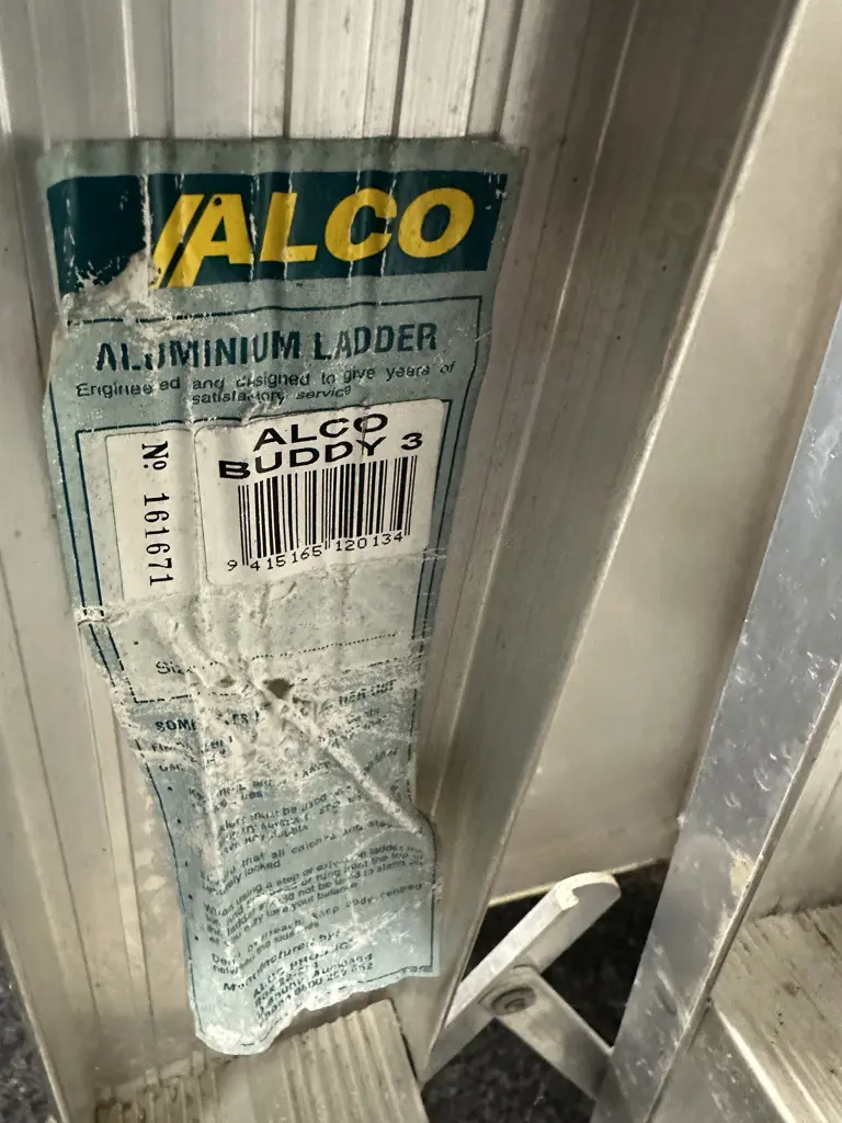 Alco Aluminium Buddy Step Ladder Two Step Image 1++