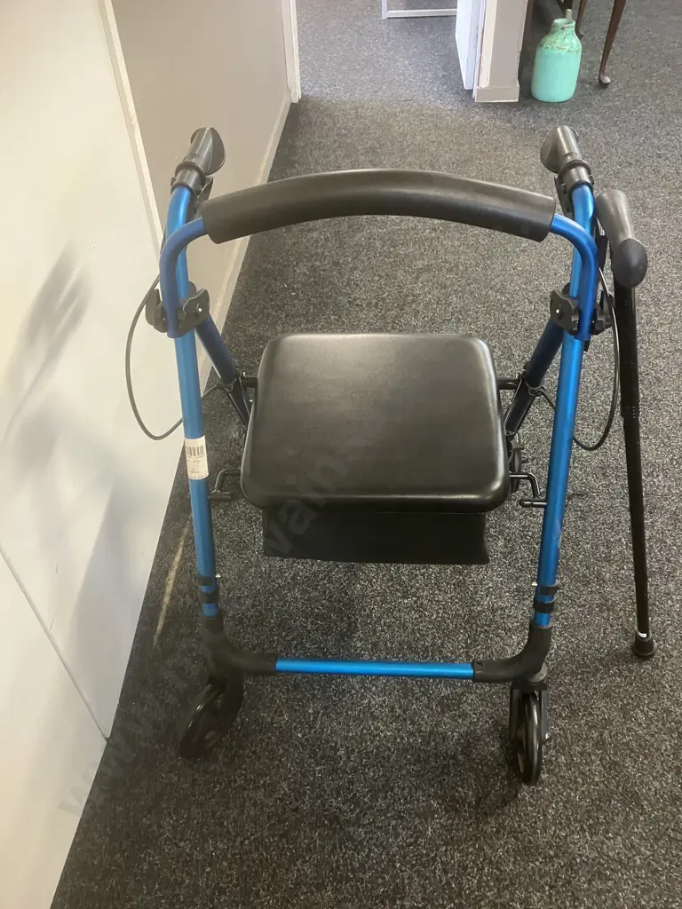 Rollator & Walking Stick Image 1++