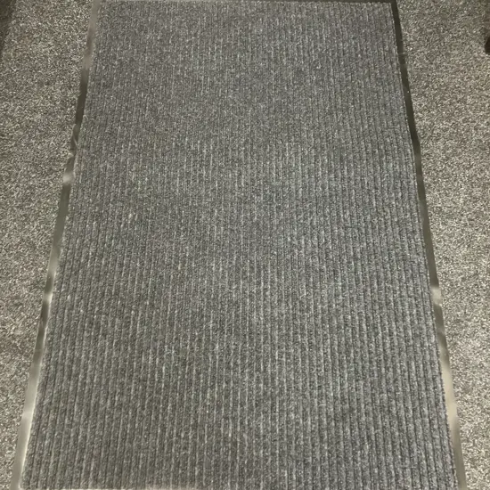 Lot of Four New Door Mats, Floor Non-Slip 80 x 120cm Grey