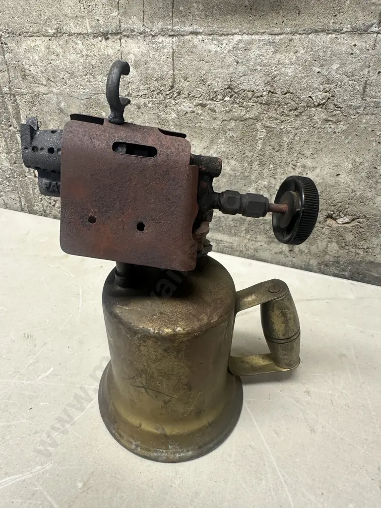 Vintage Brass Blow Torch Image 1++