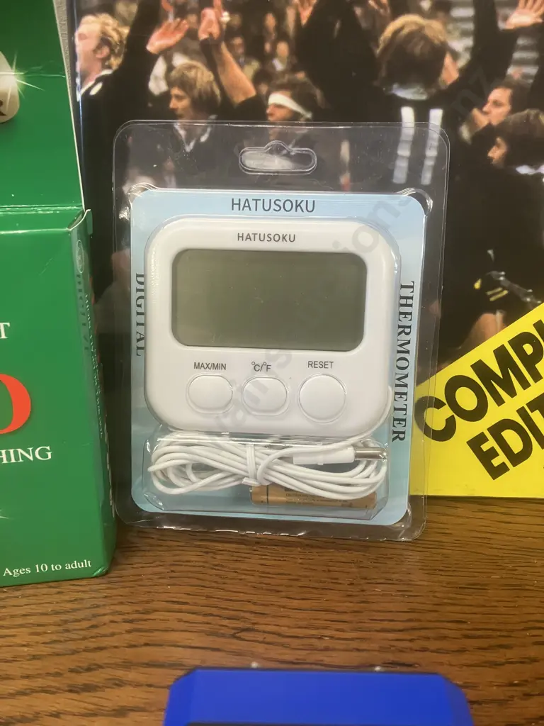 Click LED Head Torch, Hatusoku Digital Thermometer, Men In Black 1978 Hardcover Book, GREED Game, Image 1++