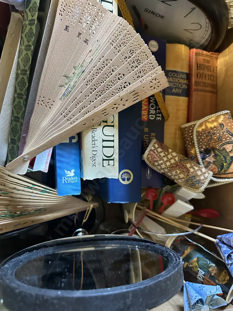 Box Lot Books, Hot Rollers Etc Image 1++