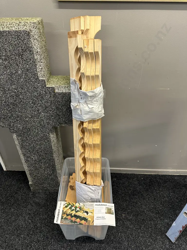 Modularack Wine Racks 48 Bottles 4 Layers Of 12 Bottles Image 1++