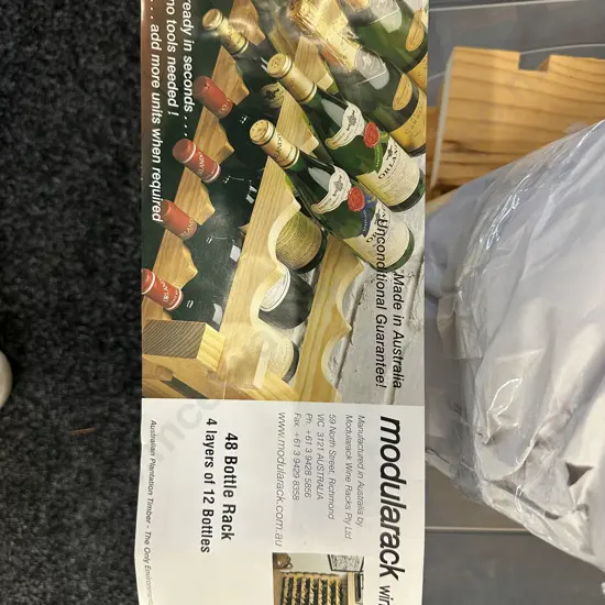 Modularack Wine Racks 48 Bottles 4 Layers Of 12 Bottles