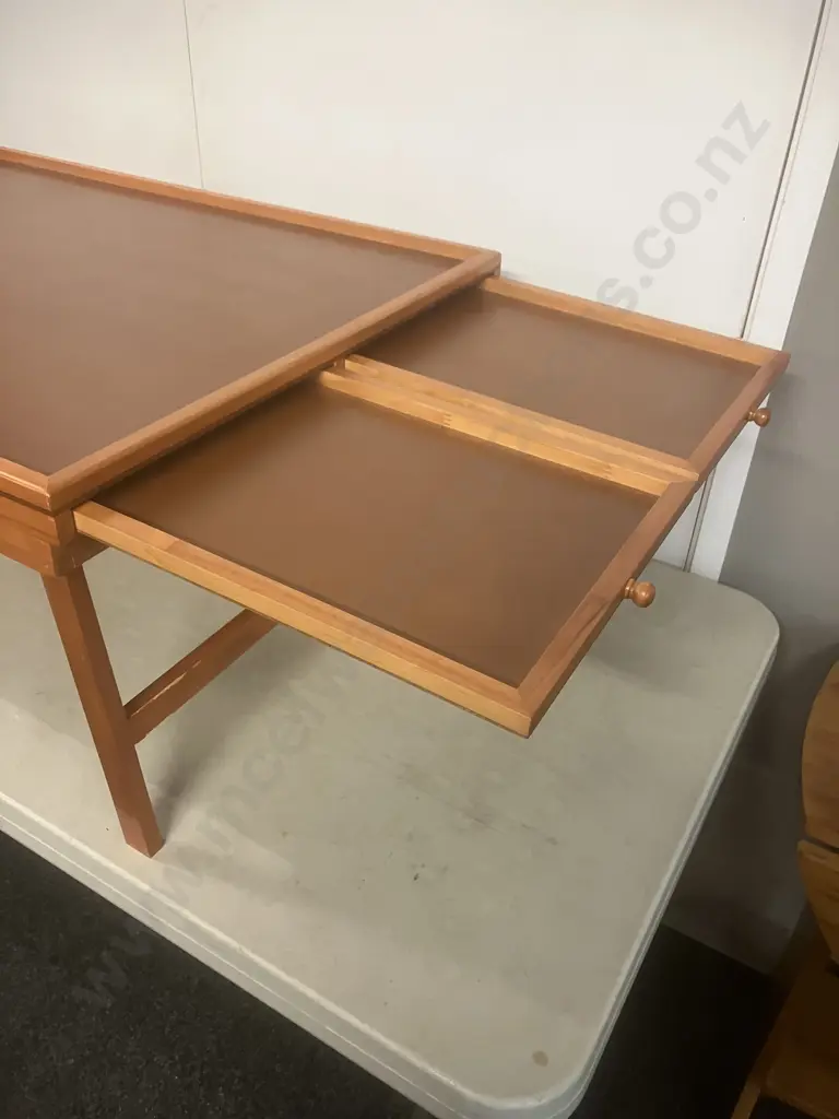 Puzzle Table / Craft Board Game Table, 4 Drawers, Folding Legs. H39.5 W89 D66cm Image 1++