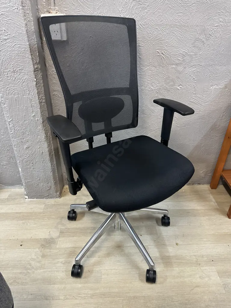 Mesh Back Task Chair With Adjustable Arms Image 1++