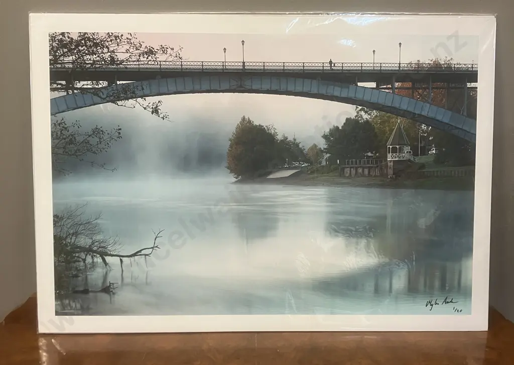Myles Andrews "Autumn River" Limited Edition Print #1/20 Signed. (Bridge St Bridge) 46 x 66cm Image 1++