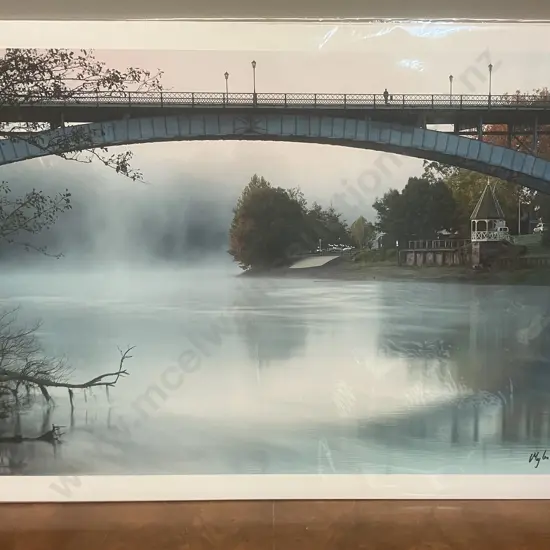 Myles Andrews "Autumn River" Limited Edition Print #1/20 Signed. (Bridge St Bridge) 46 x 66cm