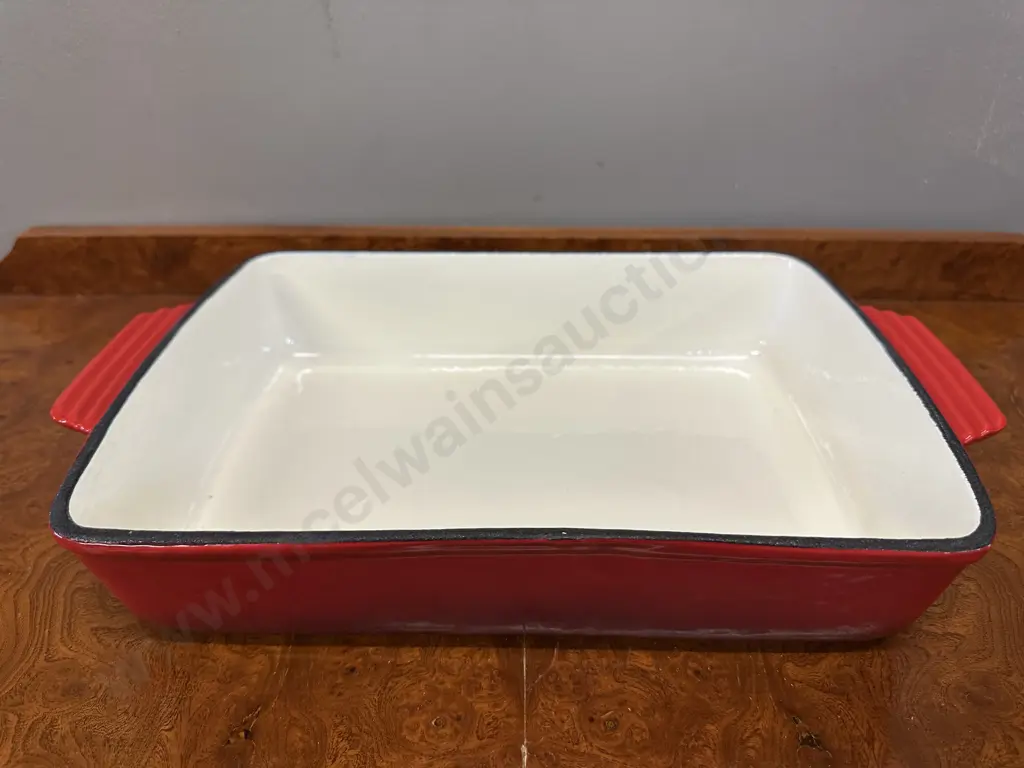 Simon Gault Red Cast Iron Lasagne Pan Image 1++