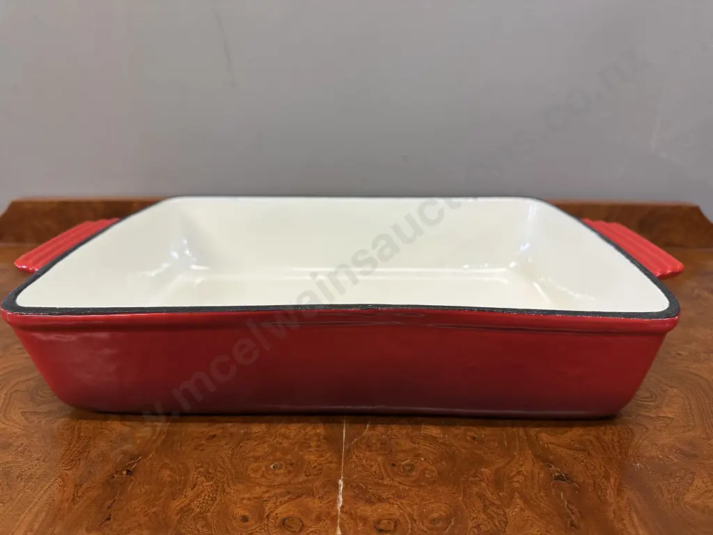 Simon Gault Red Cast Iron Lasagne Pan Image 1++
