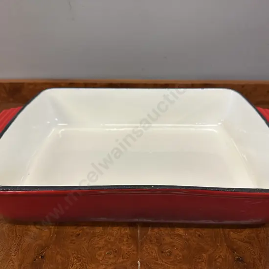 Simon Gault Red Cast Iron Lasagne Pan