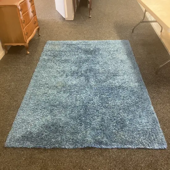 Signature Rugs Serenity Tufted Floor Rug In Moroccan Blue Colour. 150 x 220cm